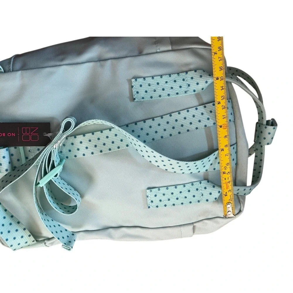 NWD No Boundaries Juniors Mini‎ Backpack Mint Green Polka Dot Casual School Bag